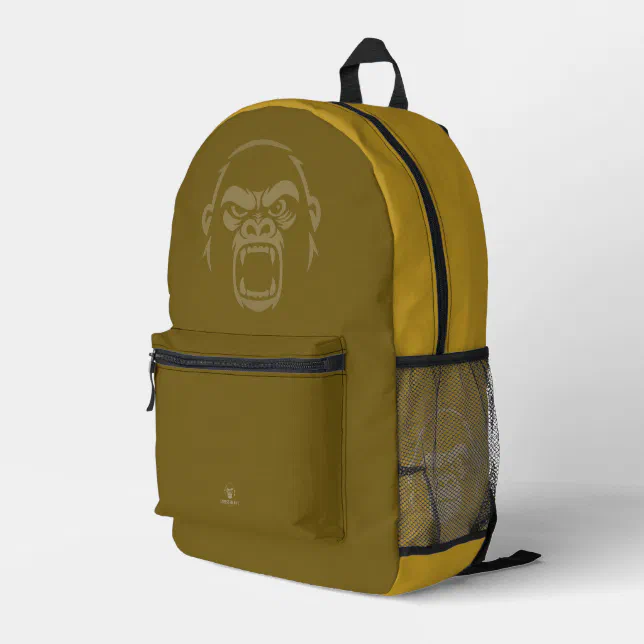 Mustard Angry Ape Back Pack