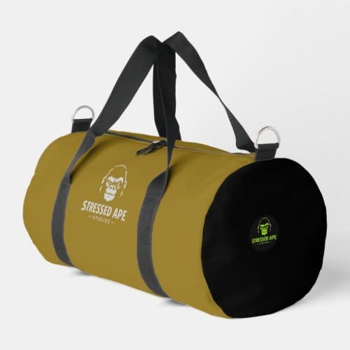 Muatard Brand Logo Duffel Bag