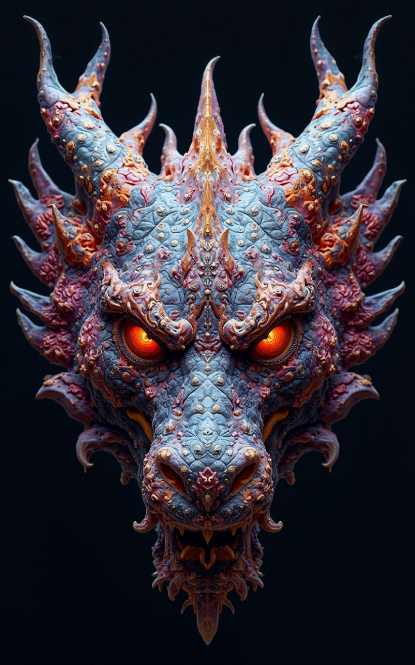 Frostpire Dragon Fantasy Art
