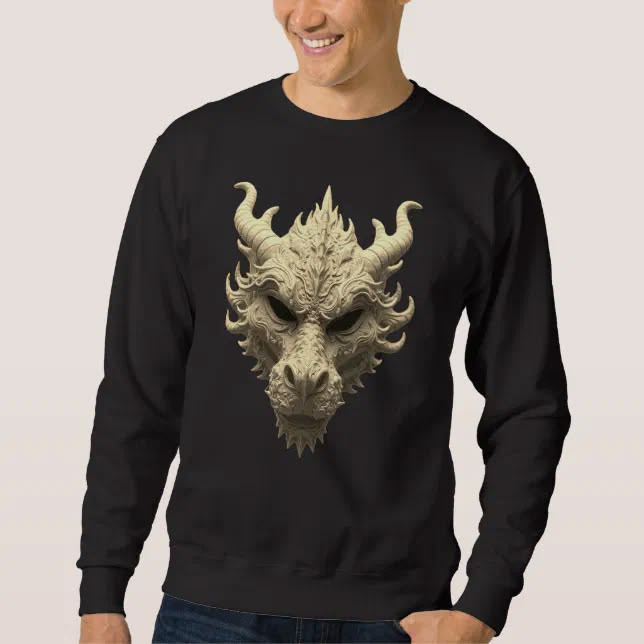 Stone Dragon Fantasy Art Sweatshirt