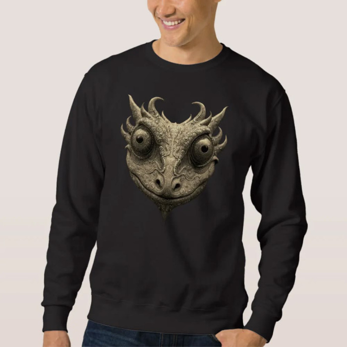 Mystic Toad Fantasy Art Sweatshirt