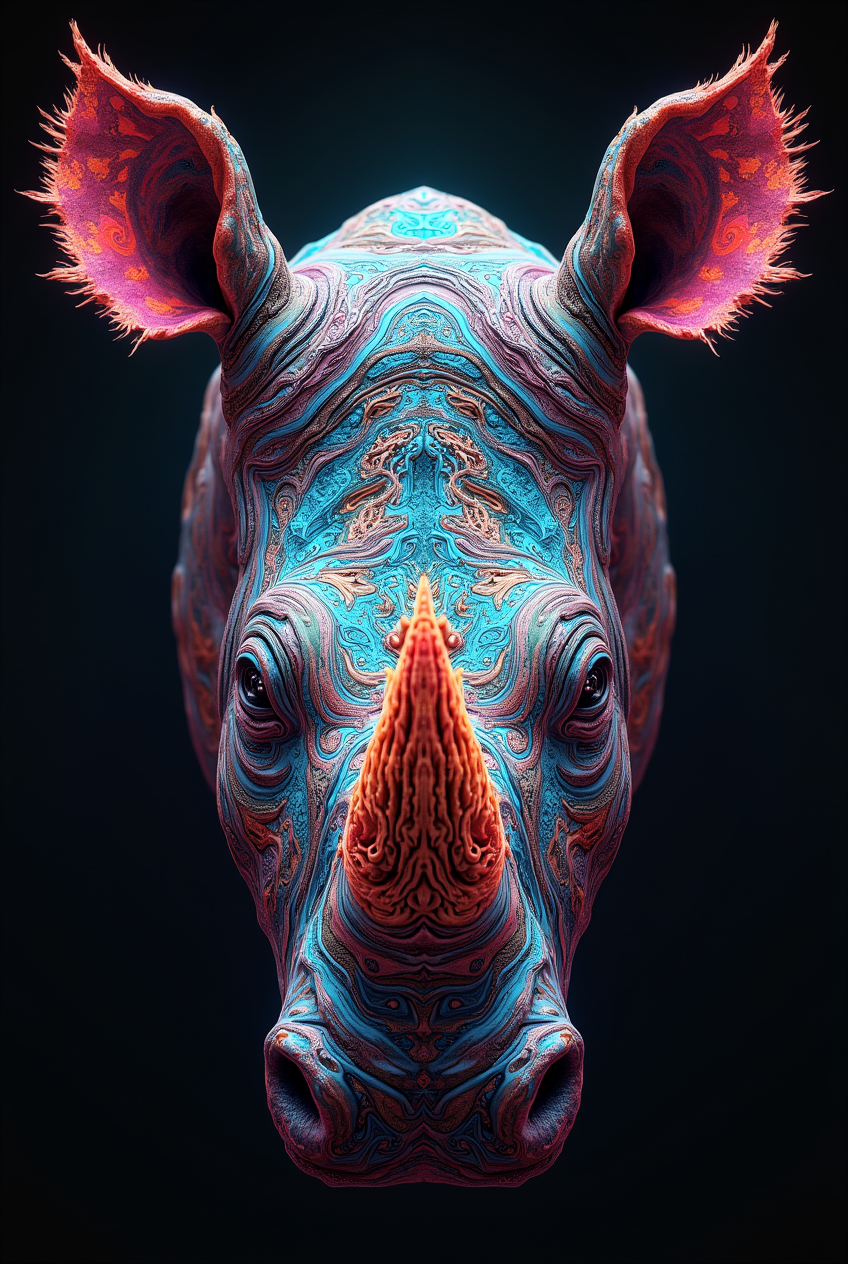 Rhino 1 Fantasy Art
