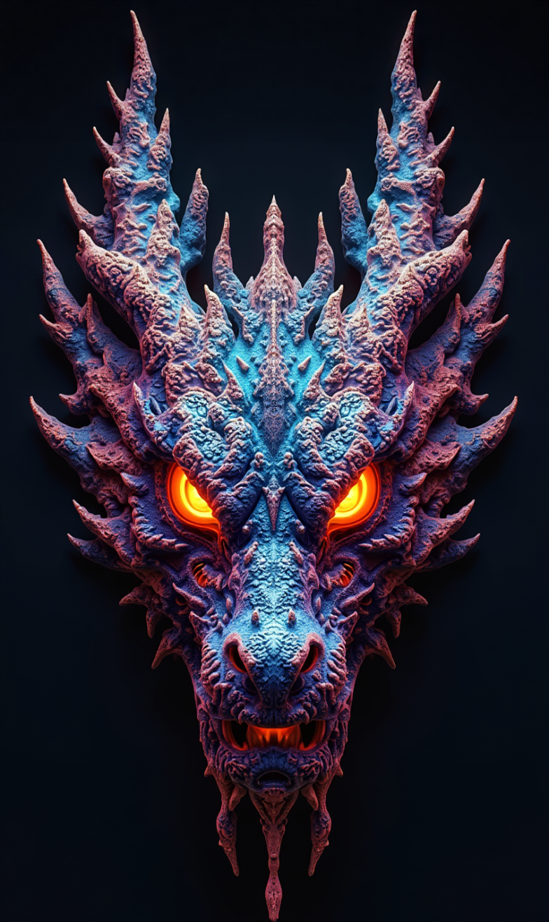 Emberthorn Dragon Fantasy Art
