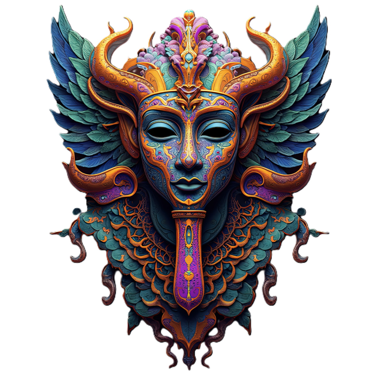 Winged Deity Fantasy Art