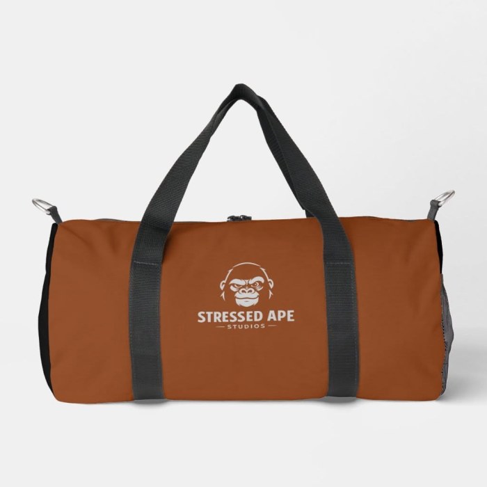 Copper Brand Logo Duffel Bag